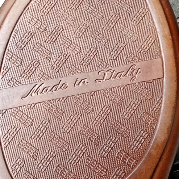 Toscanella 8.5 Made In Italy Loop Toe Green Sandals - Picture 3 of 5